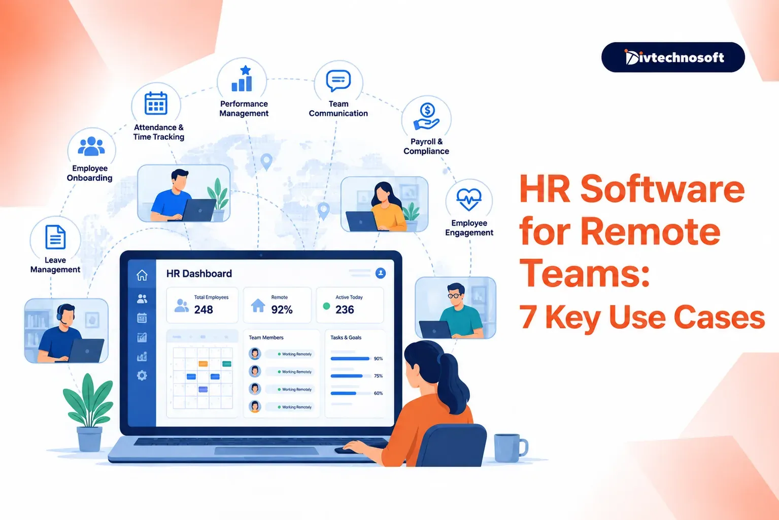 HR Software for Remote Teams: 7 Key Use Cases