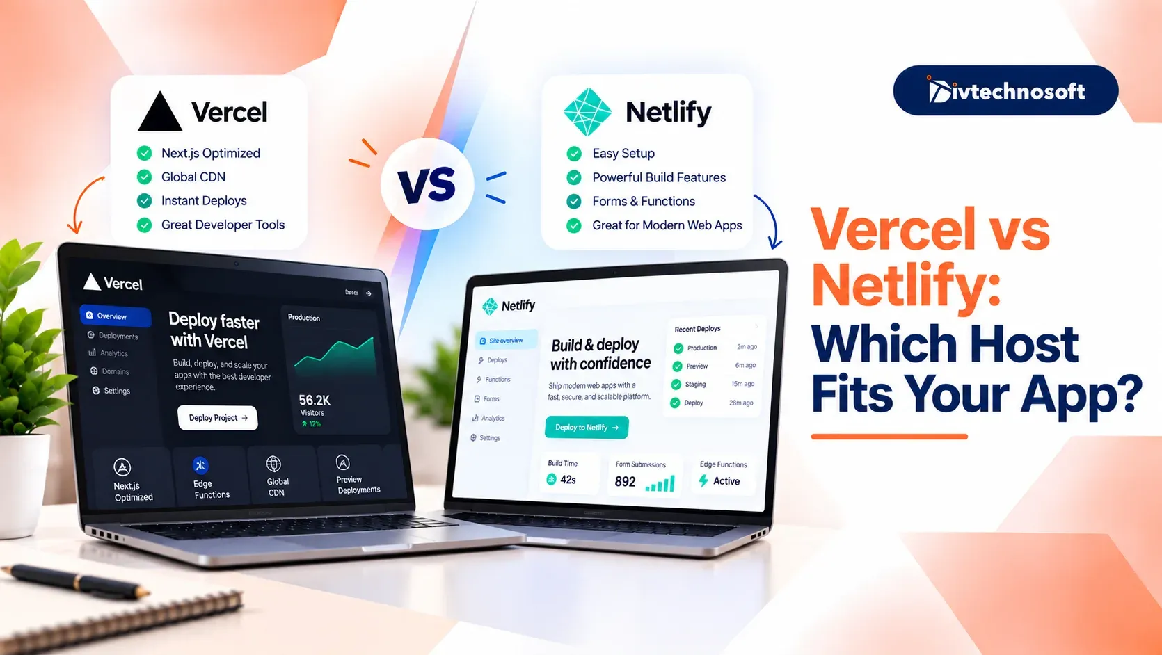 Vercel vs Netlify: Which Host Fits Your App?