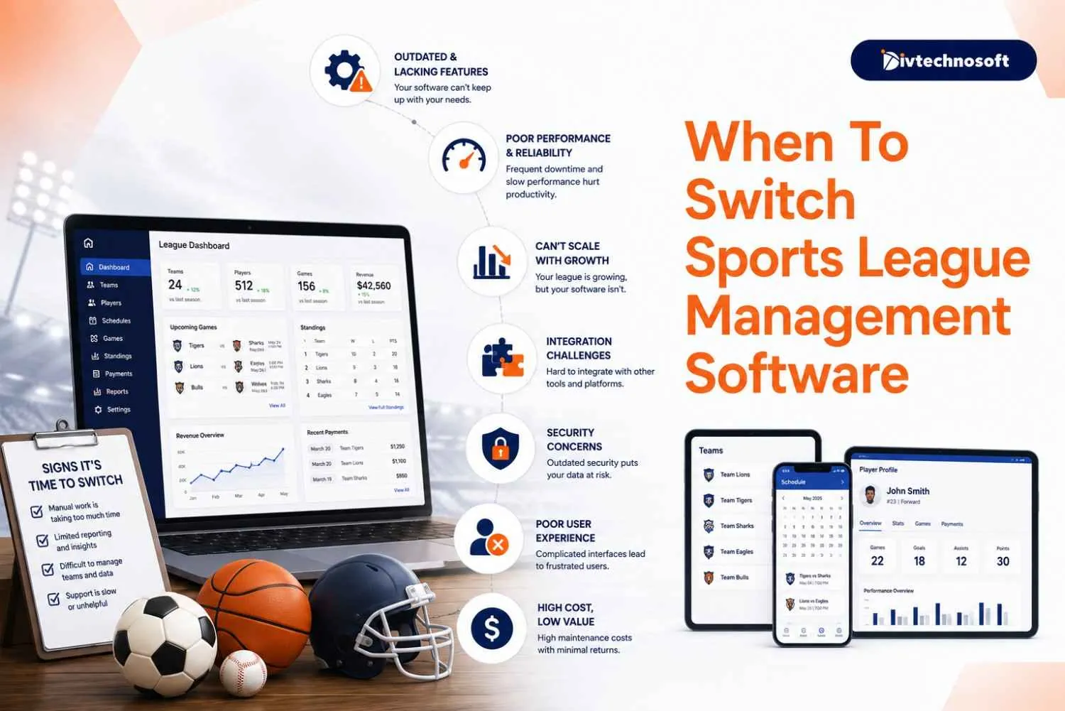 When To Switch Sports League Management Software